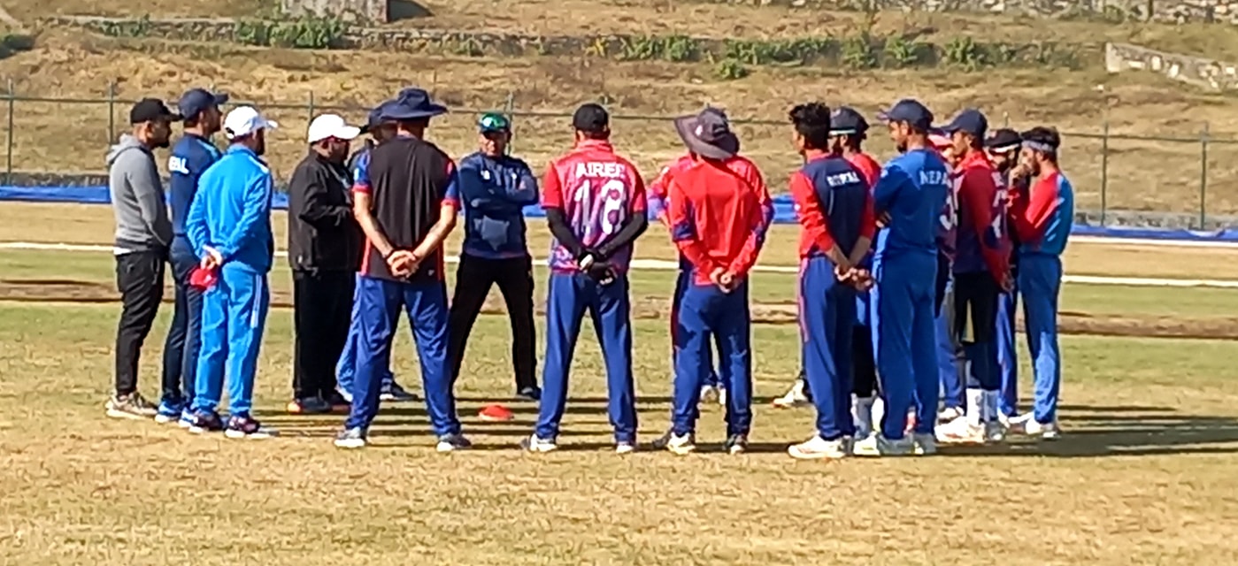 राष्ट्रिय क्रिकेट टोलीको प्रशिक्षण त्रिवि क्रिकेट मैदानमा सुरु