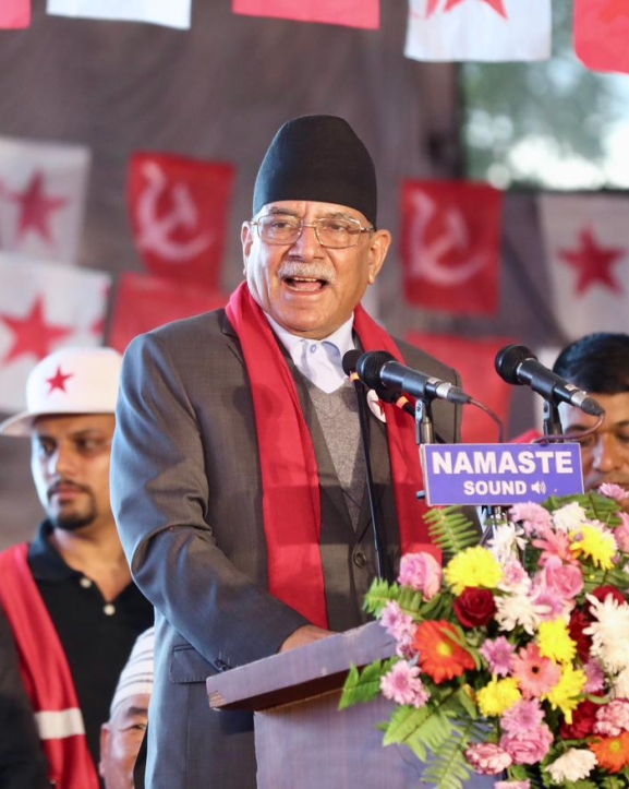 राष्ट्रिय सङ्कट हल गर्न वामपन्थी र देशभक्त शक्ति एक भएका हौँ : संयोजक दाहाल