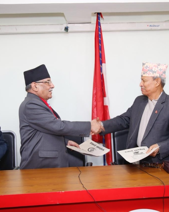 नेपाली कम्युनिष्ट पार्टीमा जोडिए भीम रावल