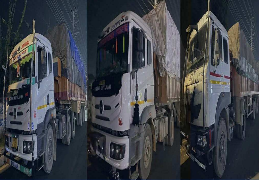 फरक बिल बिजकका सामानसहित भारतीय ट्रक नियन्त्रणमा