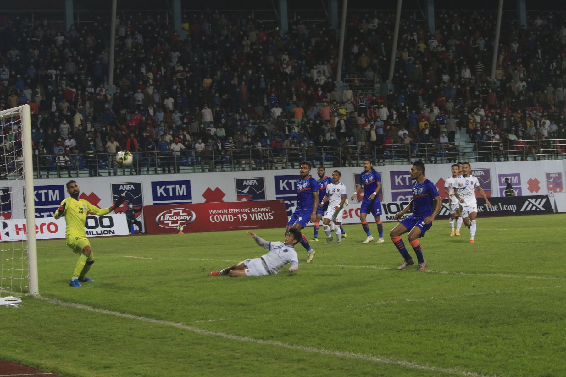 नेपाल भारतसँग २-१ गोल अन्तरले पराजित