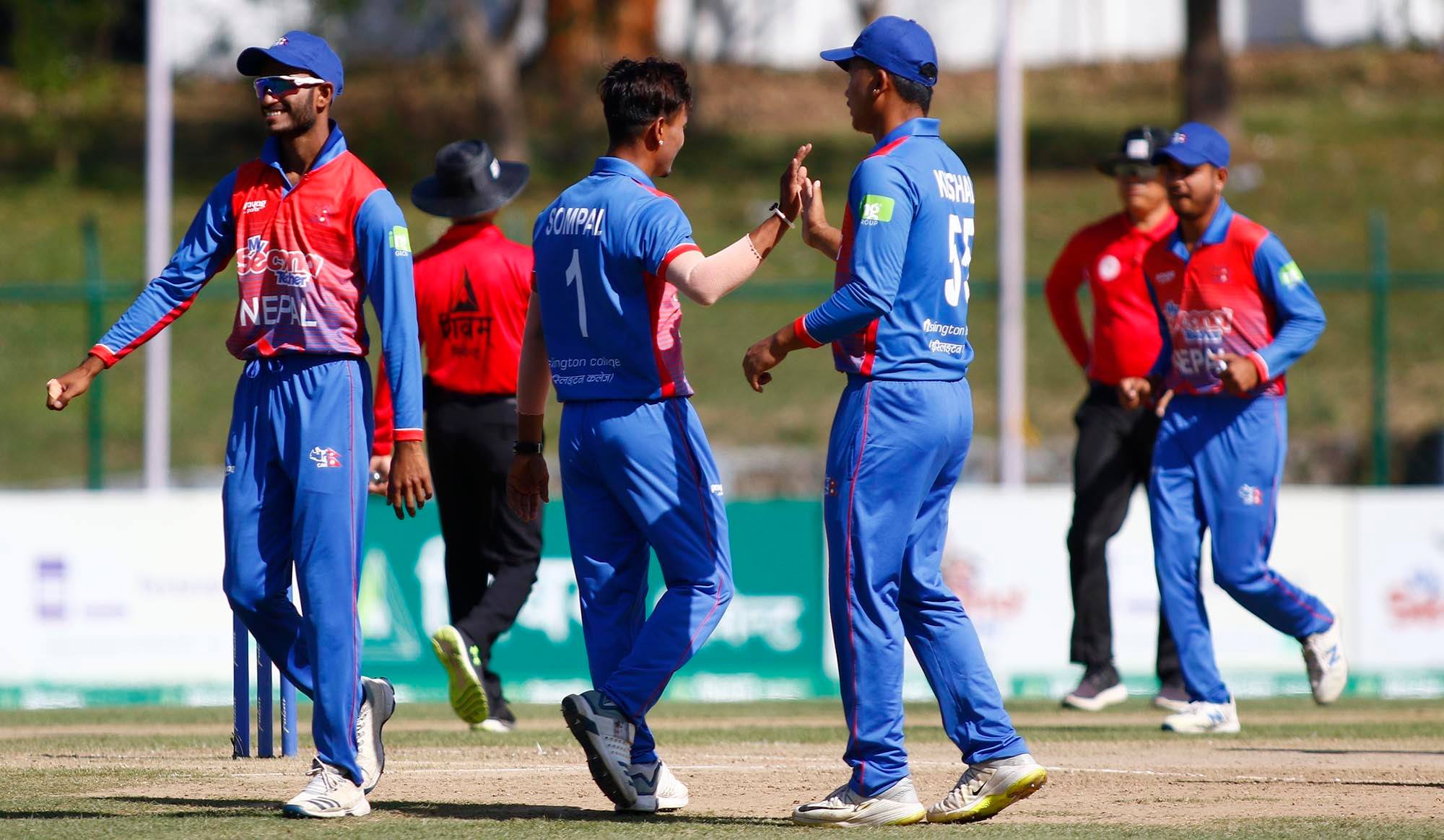 मलेसियाविरुद्ध नेपाल ६९ रनले विजयी