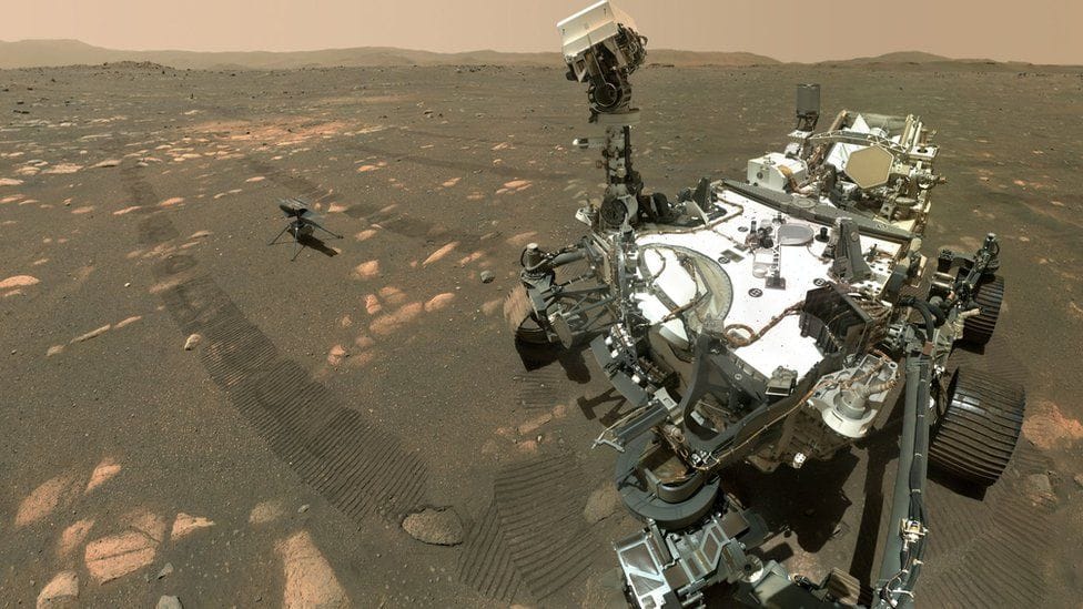 नासाले मंगल ग्रहमा उडायो सानो हेलिकप्टर