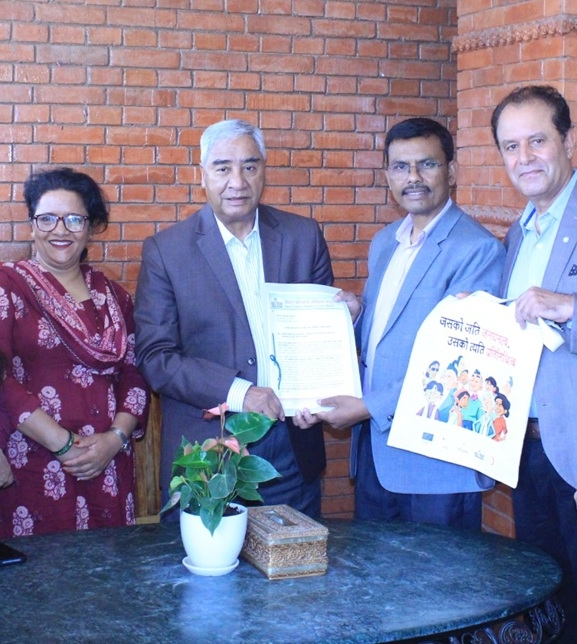 प्रत्यक्ष निर्वाचन प्रणालीभित्र समानुपातिक सहभागिता गराउनुपर्छ : सभापति देउवा