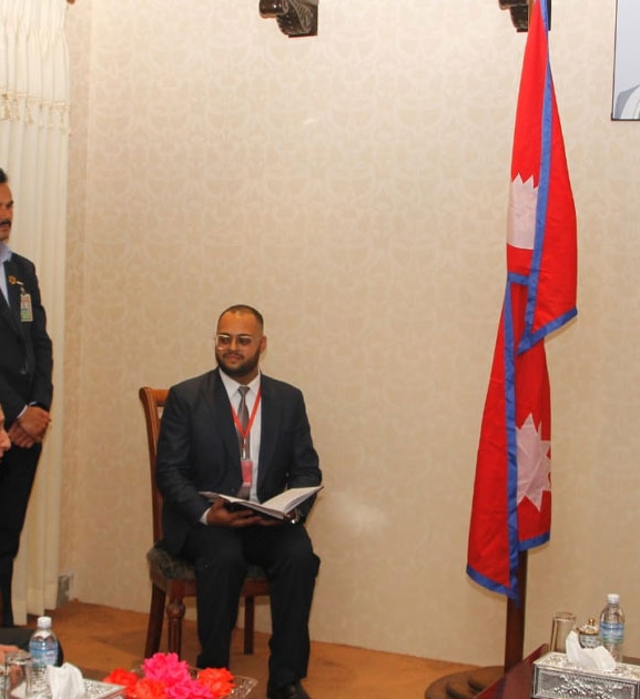 उपराष्ट्रपति यादवसँग इजिप्टका राजदूत अल्दिवानीको शिष्टाचार भेट