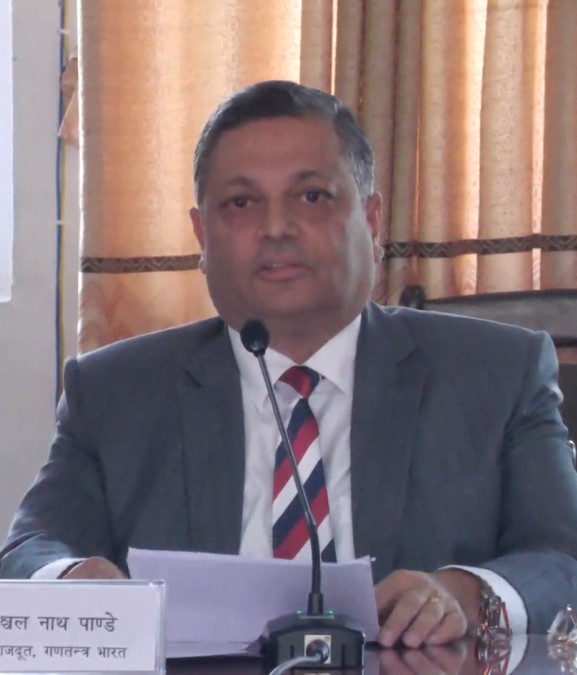भारतसँगको सम्बन्धलाई परिणाममुखी साझेदारीतर्फ लैजाने प्रस्तावित राजदूत पाण्डेको प्रतिबद्धता