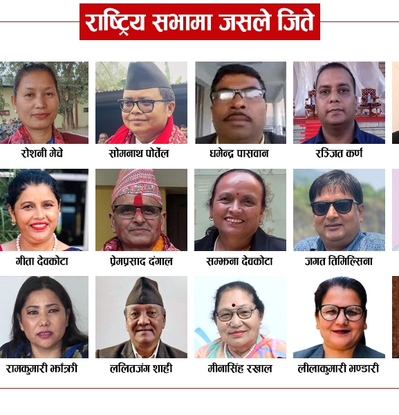 उपल्लो सदनमा आए १८ नयाँ अनुहार