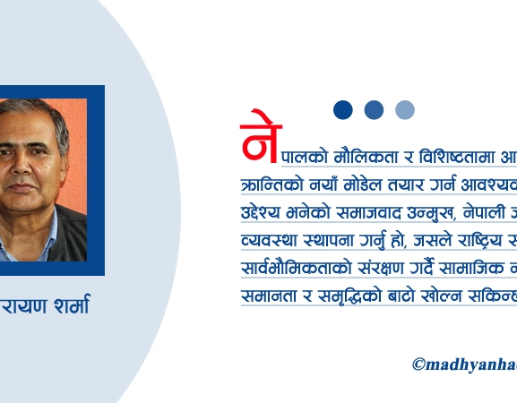 मौलिक क्रान्ति र व्यवस्थाको आवश्यकता