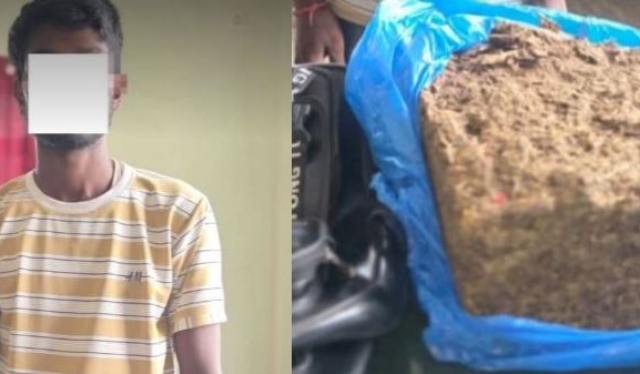 ५ किलो २५० ग्राम गाँजासहित एक युवक पक्राउ