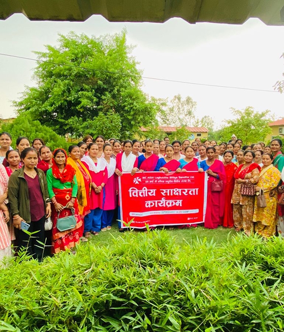 एनआईसी एसिया लघुवित्तद्वारा वित्तीय साक्षरता प्रदान