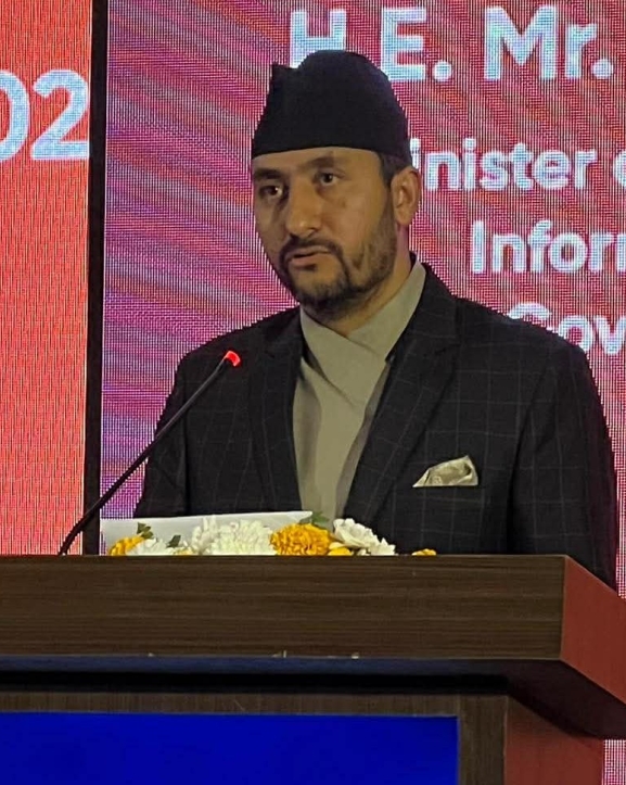 समग्र विकासका लागि एआई अपरिहार्य : सञ्चारमन्त्री