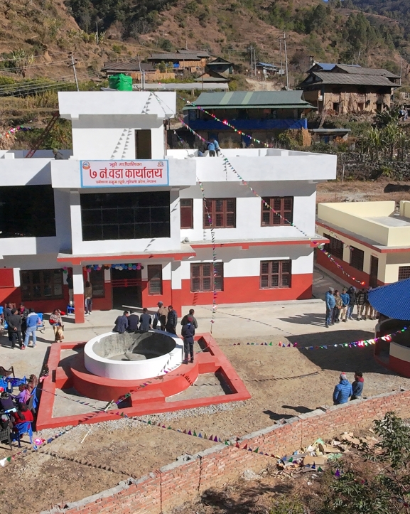 भूमे–७ को आफ्नै वडा कार्यालय भवन