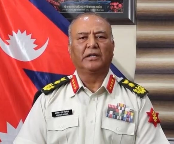 प्रधानसेनापति सिग्देलको बयान- संवैधानिक प्रक्रियाबिना सेना परिचालन हुँदैन