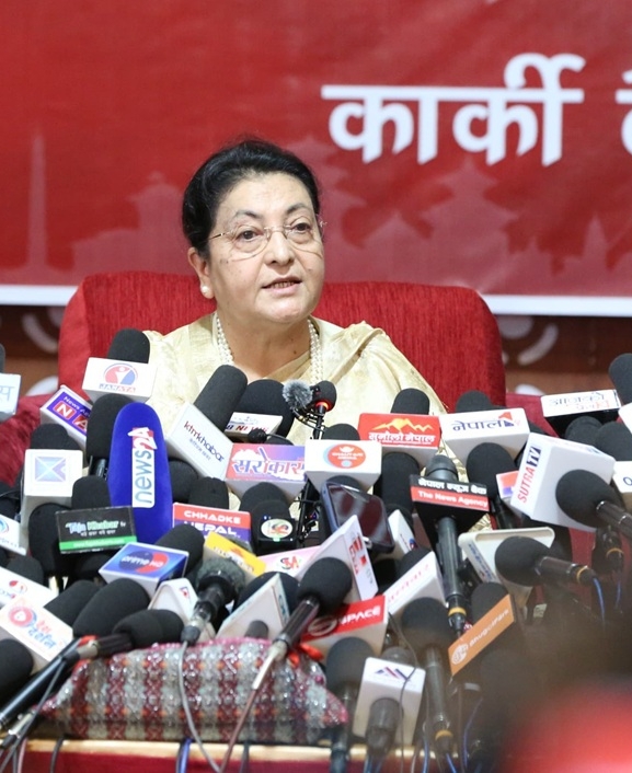 मलाई एमालेले पार्टी सदस्य हुनबाट वञ्चित गर्न कदापि मिल्दैन : विद्या भण्डारी