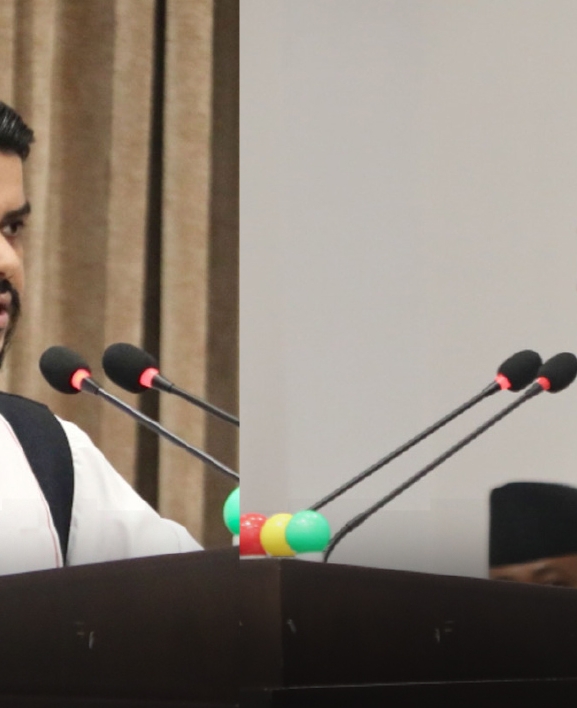 संसद्‍मा मन्त्रीले दिन थाले जवाफ
