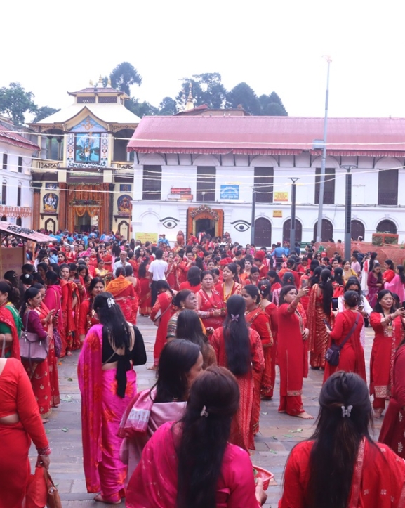 आज तिज पर्व मनाइँदै