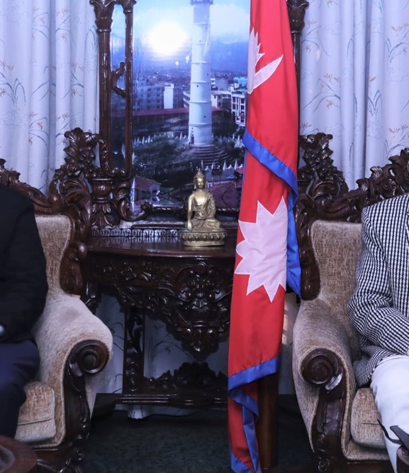 सभामुख घिमिरे र चिनियाँ राजदूत सोङबीच बिदाइ भेट