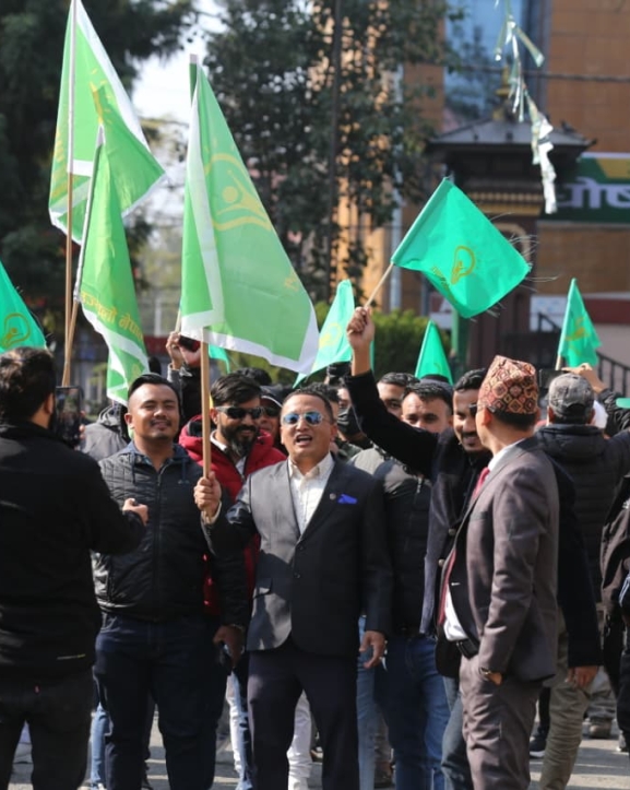 उज्यालो नेपाल पार्टीको घोषणा सभा हुँदै, प्रज्ञा प्रतिष्ठानमा चहलपहल (तस्बिरहरू)