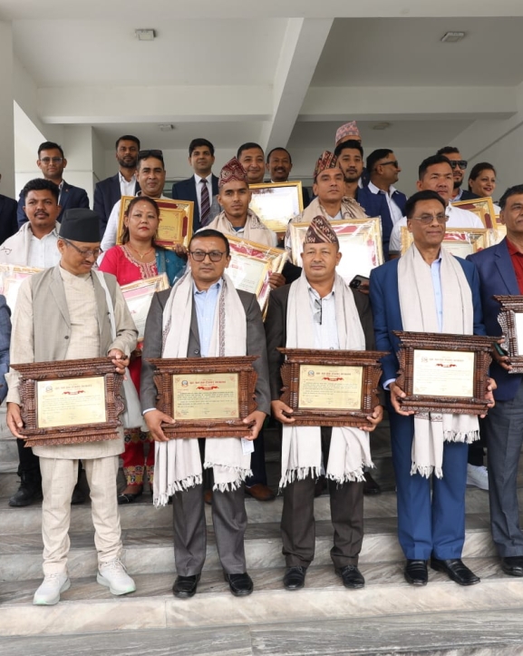 ६ जनालाई उद्यमी राष्ट्रिय पुरस्कार प्रदान