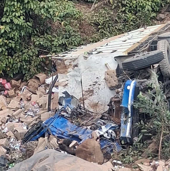 उदयपुरमा ट्रक दुर्घटना हुँदा दुई जनाको मृत्यु      