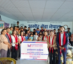 मञ्जुश्री फाइनान्सद्वारा विभिन्न क्षेत्रलाई सहयोग