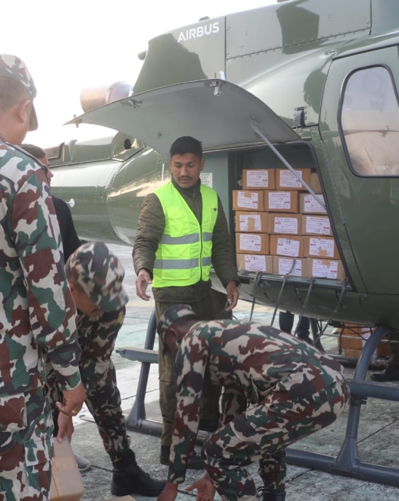 एकीकृत सुरक्षा योजनाअनुसार निर्वाचन सुरक्षा व्यवस्थापन गर्दै सेना