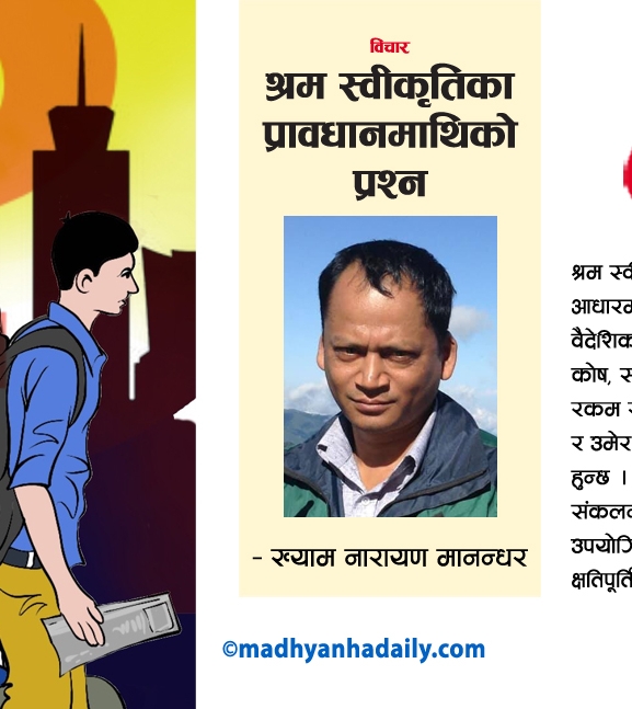 श्रम स्वीकृतिका प्रावधानमाथिको प्रश्न