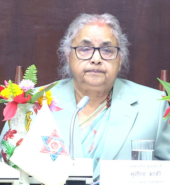 प्रधानमन्त्री कार्की र रास्वपा नेताबीच बालुवाटारमा छलफल