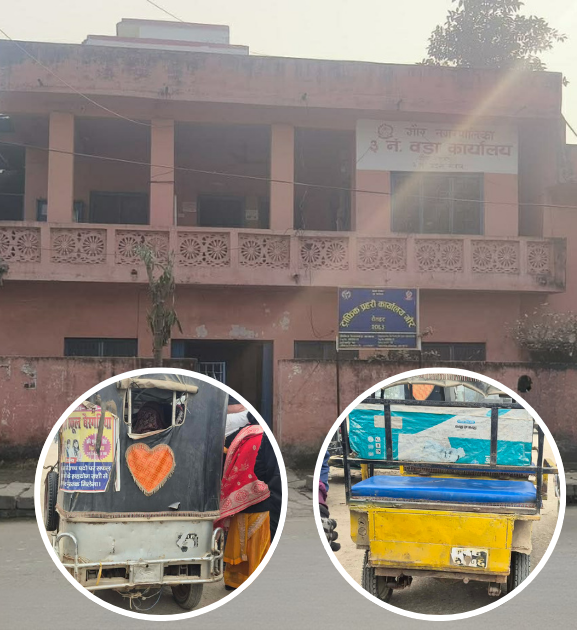 गौरमा नियमविपरीत निर्बाध चल्ने सवारी साधानमाथि ट्राफिकको अनदेखा 