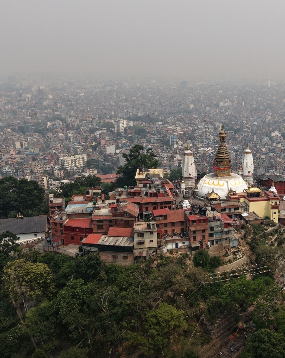 काठमाडौं उपत्यकामा बढ्यो वायु प्रदूषण (तस्बिरहरू)
