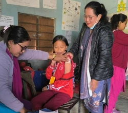 उदयपुरमा एचपिभी खोप अभियान सुरु