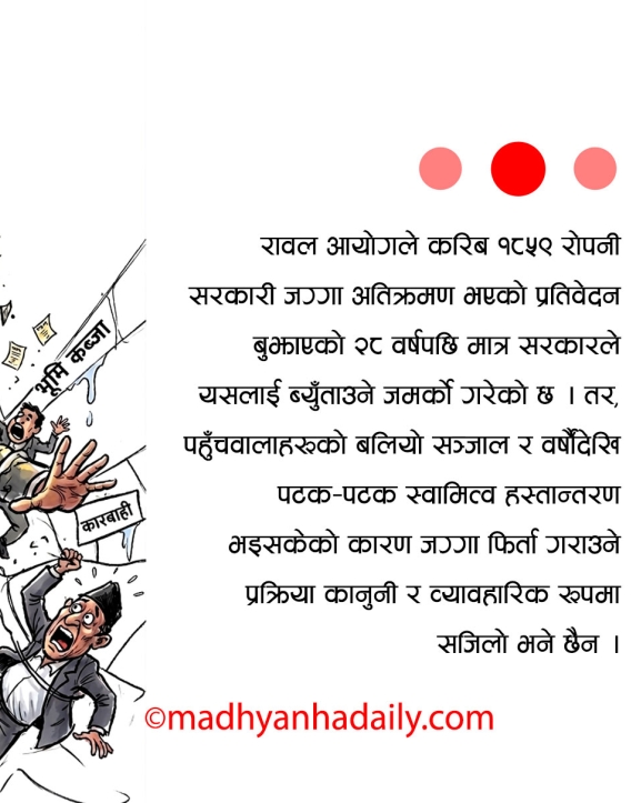 भूमाफियाको जालो र सरकारको आँट