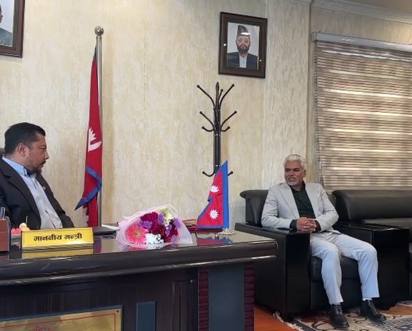 तराई मधेशको सिँचाइ र ऊर्जा संकट समाधान गर्न मन्त्री श्रेष्ठलाई अन्सारीको ध्यानाकर्षण