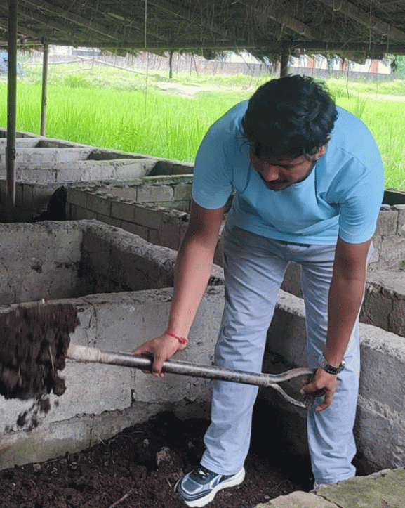 गँड्यौला मल उत्पादनबाट मनग्य आम्दानी