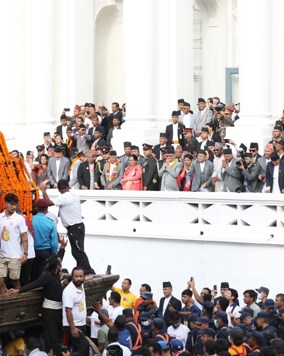 उपत्यकामा मनाइयो इन्द्रजात्रा 