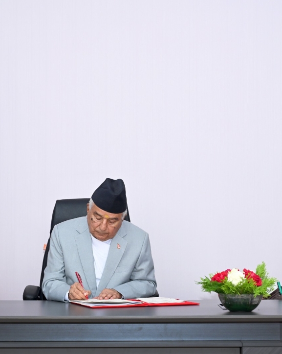 राष्ट्रपतिले जारी गरे सम्पत्ति शुद्धीकरणसम्बन्धी अध्यादेश