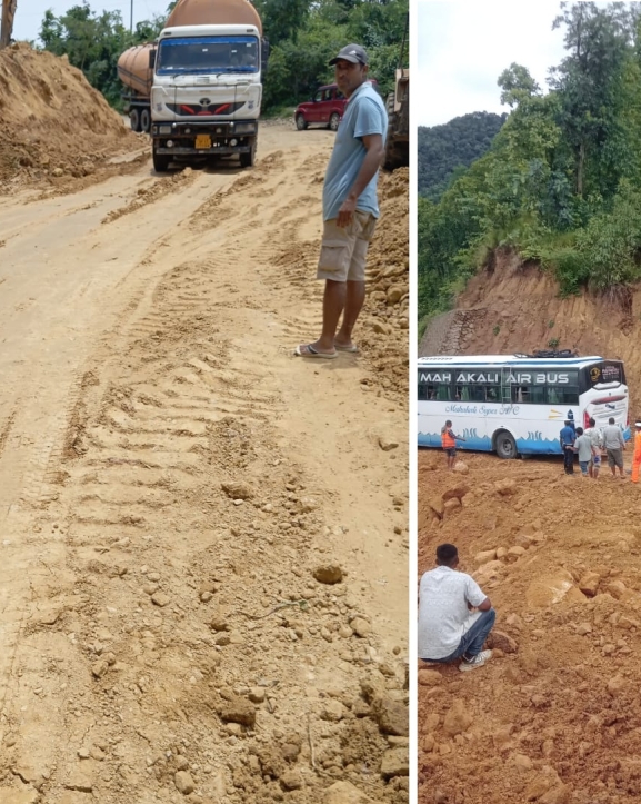 दाउन्नेमा भासिएको सडक मर्मतपछि पूर्व–पश्चिम राजमार्ग एकतर्फी खुल्यो