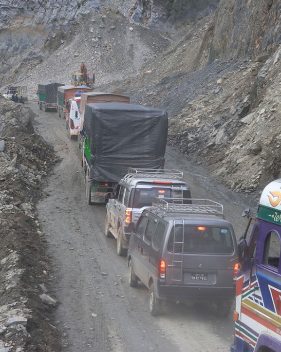 अवरुद्ध नारायणगढ-मुग्लिन सडक सञ्चालनमा 