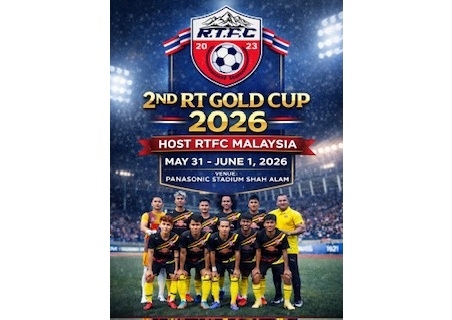 मलेसियामा दोस्रो आरटी गोल्डकप आयोजना हुने