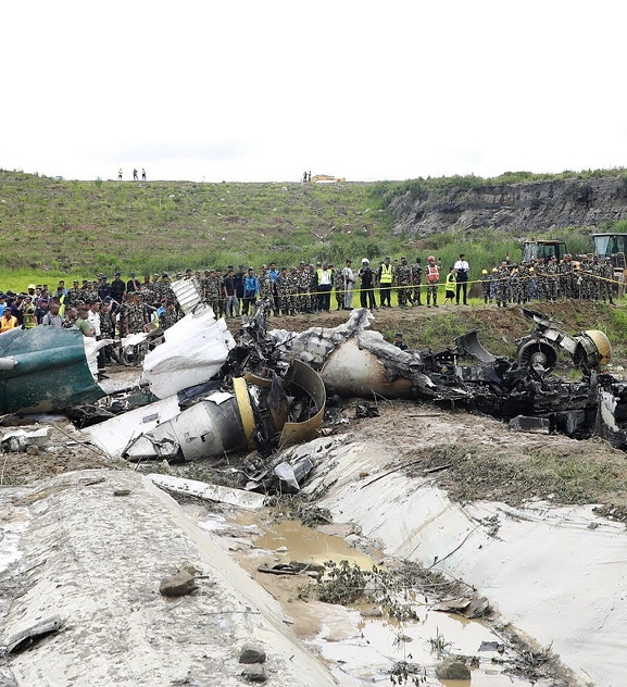 त्रिभुवन विमानस्थलमै विमान दुर्घटना, १८ जनाको मृत्यु