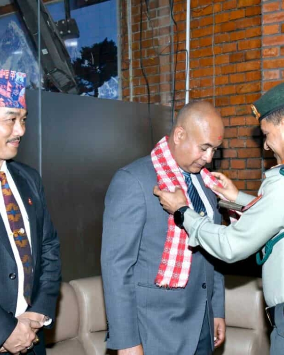 सशस्त्र प्रहरी महानिरीक्षक अर्याल भारत प्रस्थान