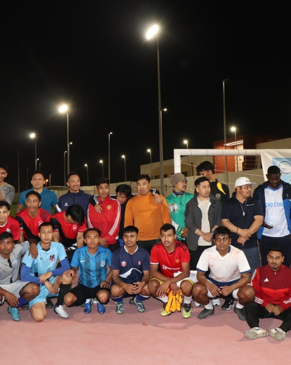 कतारमा जारी वर्कर्स फुटबल कपमा नेपाल शुक्रबार आयोजकसँग भिड्दै