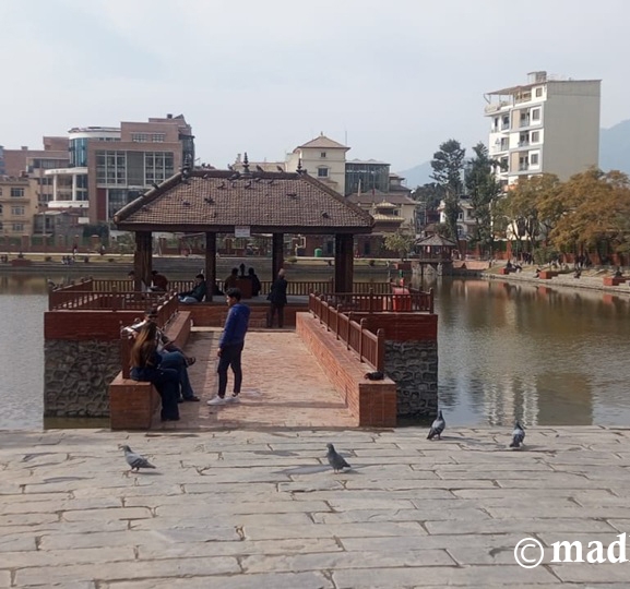 फेरियो कमल पोखरीको स्वरूप, बन्यो थकान मेट्ने थलो