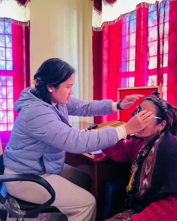 रुकुमपूर्वको भूमे गाउँपालिकामा निःशुल्क आँखा स्वास्थ्य शिविर सुरु