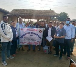 रौतहटमा पशु खोप अभियान तीव्र, ७५ हजार पशुलाई खोरेत विरुद्धको खोप लगाइँदै