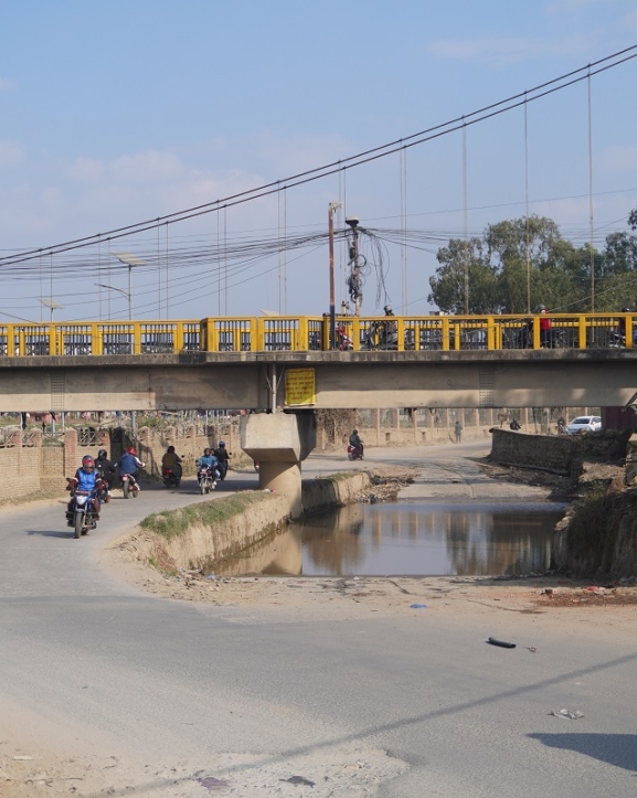 हिउँदमा पनि हटेन वाग्मती करिडोरको कालो पुलमुनि पानी जम्ने समस्या