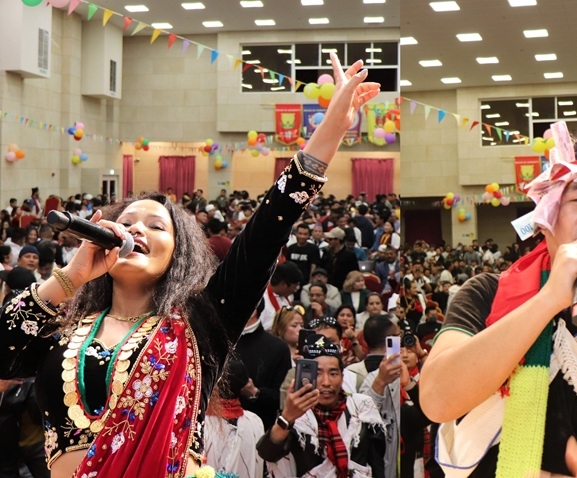 प्रीति र अमरले कतारमा मच्चाए धमाका