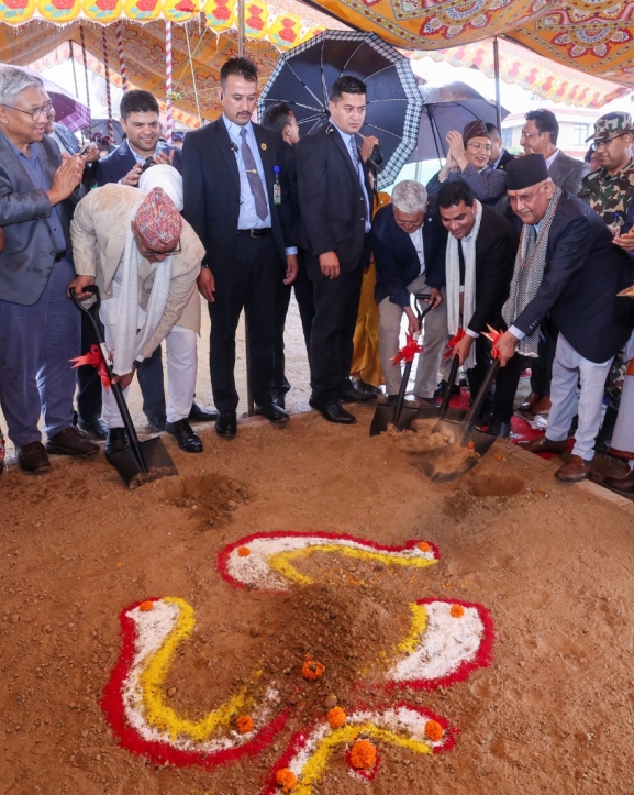 प्रधानमन्त्रीबाट धुलिखेल अस्पतालको ‘ट्रमा एण्ड इमर्जेन्सी सेन्टर’को शिलान्यास