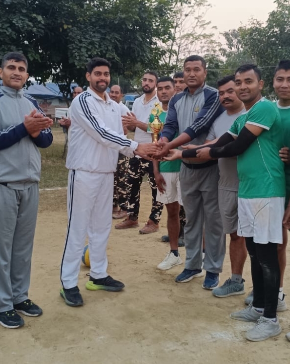 नेपाल–भारत सशस्त्रबीच मैत्रीपूर्ण भलिबल प्रतियोगिता