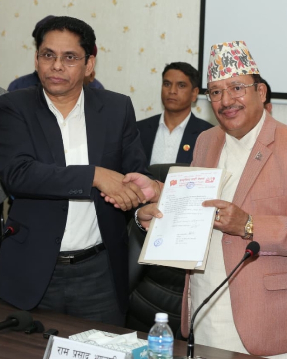 विप्लव नेतृत्वको पार्टीले दियो निर्वाचन आयोगमा दल दर्ताको निवेदन